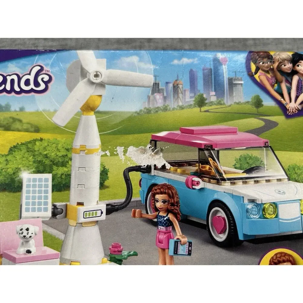 LEGO Friends Olivia's Electric Car 41443 Building Toy 183 Pieces Olivia Mia NIB